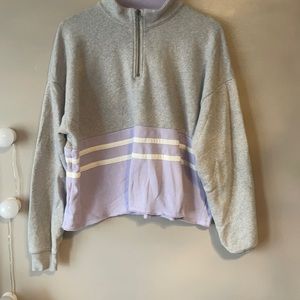 american eagle long sleeve with zippered collar